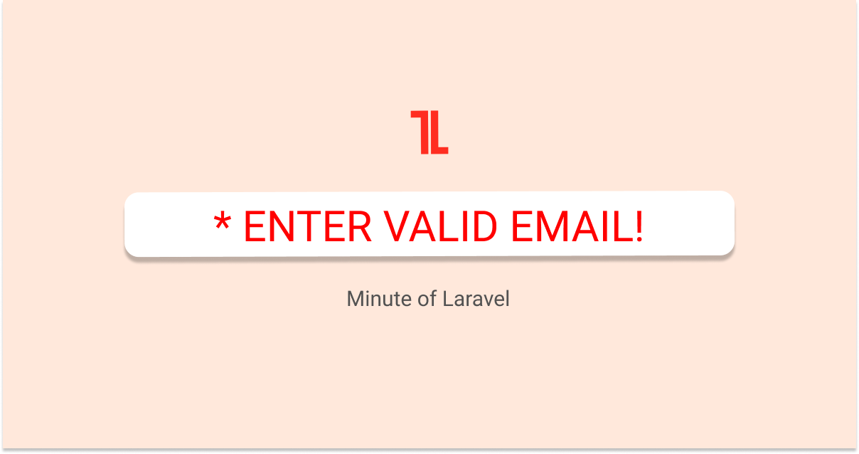 Laravel email validation